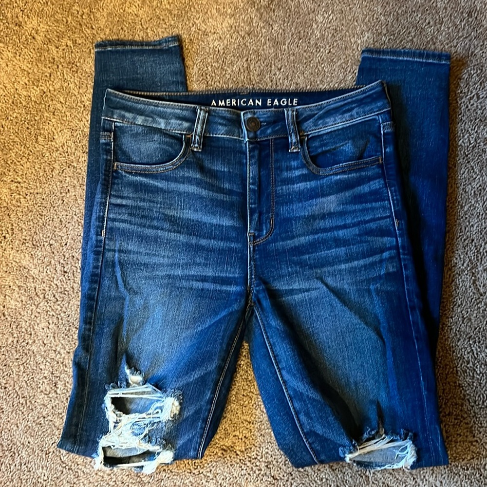 Denim jeggings by American Eagle